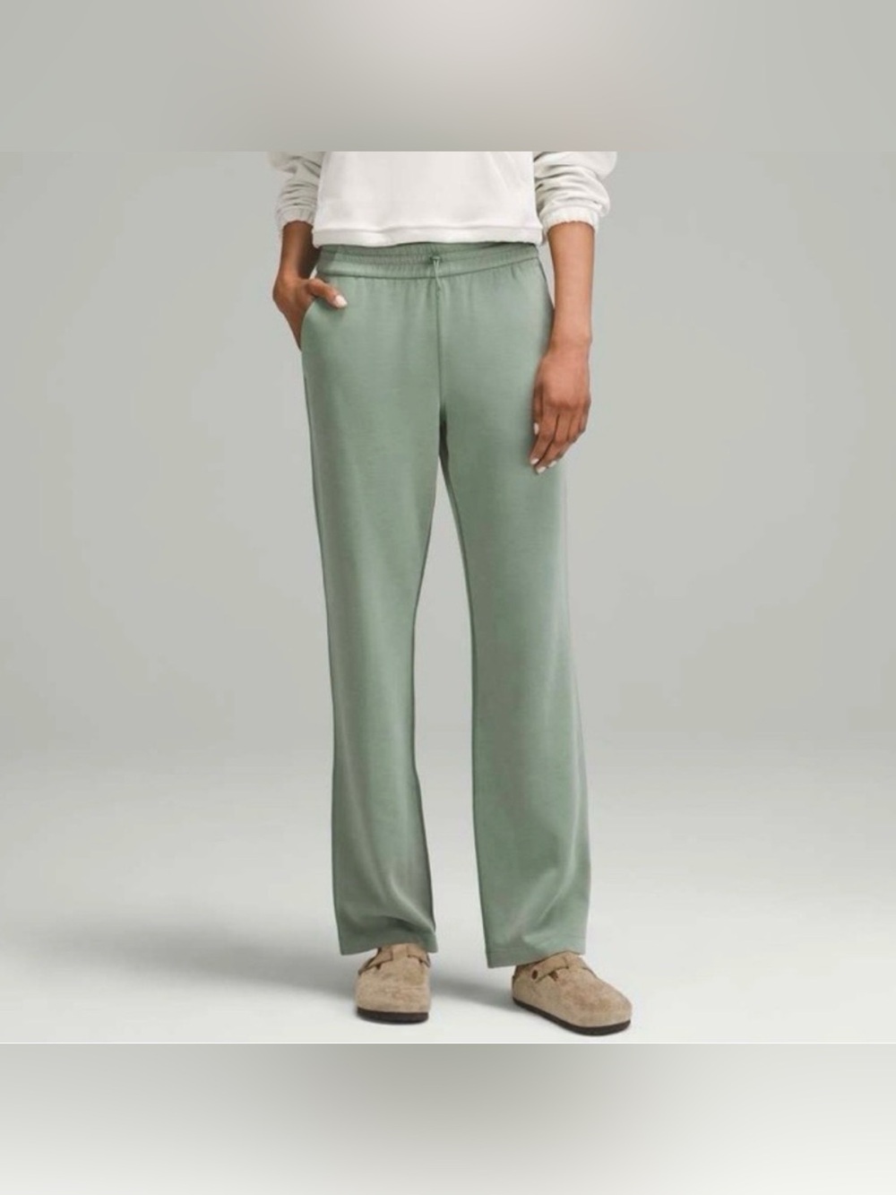 Lululemon Softstreme High-Rise Pant *Short in Grey Eucalyptus 6